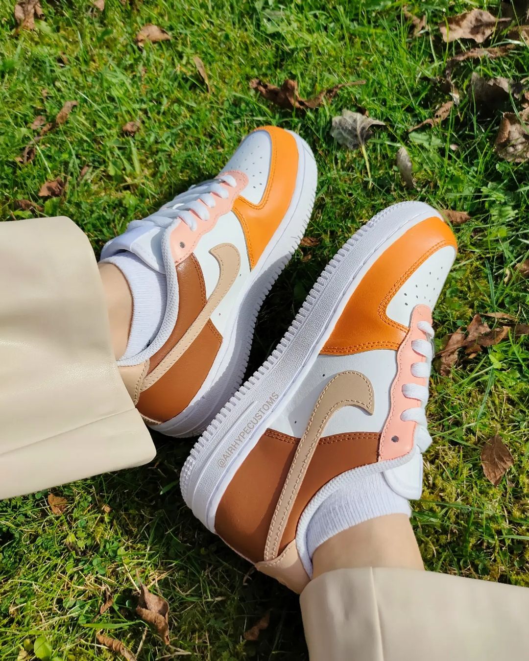 Burnt orange air force 1 clearance