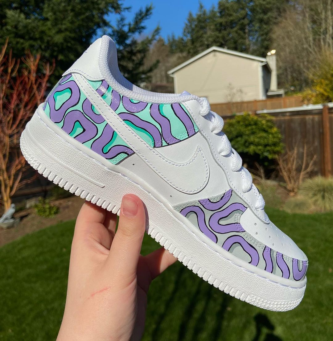 Nike outlets Air Force 1 hand painted