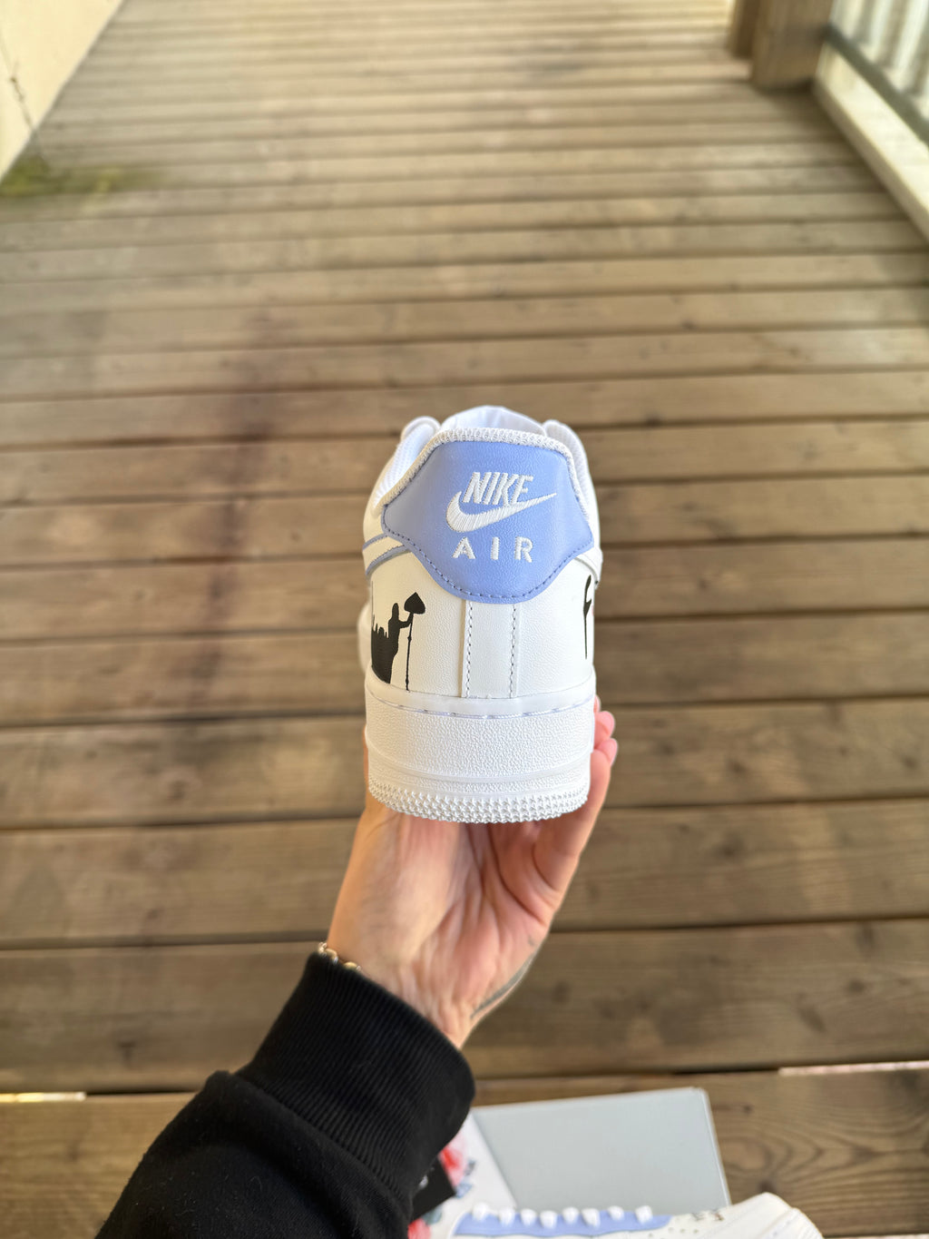 Friends Themed Design - Custom Nike Air Force 1s, hand-painted by Wokecustoms