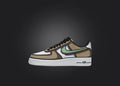 Cartoon Shade Brown & Green - Custom Air Force 1s, hand-painted custom sneaker by Wokecustoms