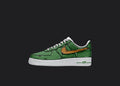 Green & Orange Cartoon - Custom Air Force 1s, hand-painted custom sneaker by Wokecustoms