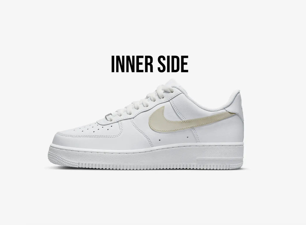 Custom "MR. Groom" AF1s - Mens Wedding Shoes, hand-painted by Wokecustoms
