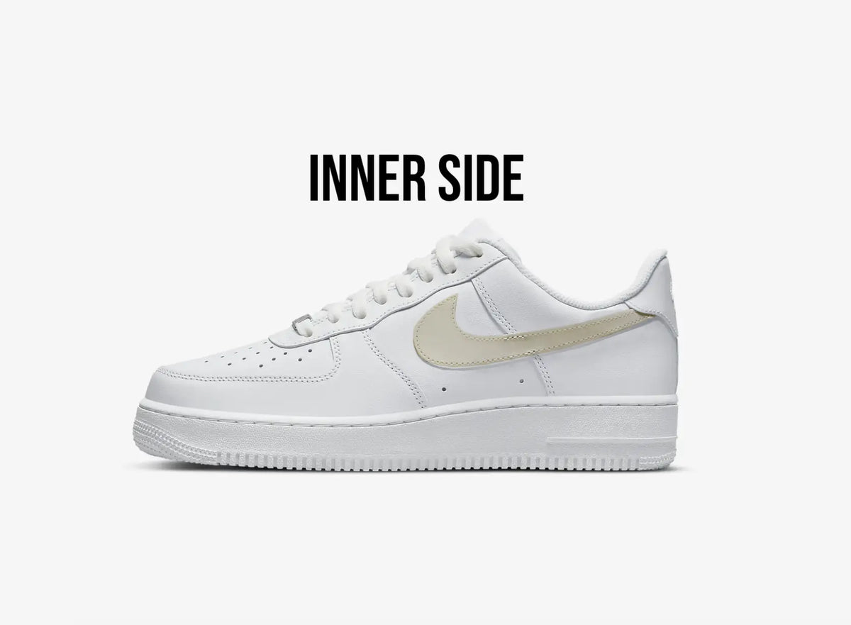 Custom "MR. Groom" AF1s - Mens Wedding Shoes, hand-painted by Wokecustoms