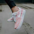 Pink Clouds - Custom Air Force 1s, hand-painted custom sneaker by Wokecustoms