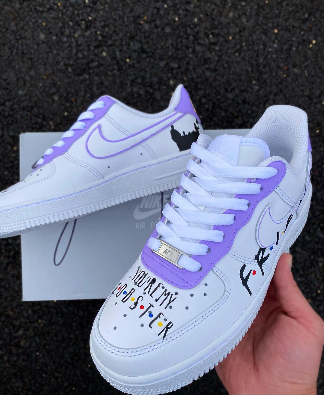 custom lean air force 1