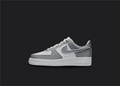 Cartoon Air Force 1s - Gray Shadow, hand-painted custom sneaker by Wokecustoms