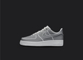Cartoon Air Force 1s - Gray Cartoon, hand-painted custom sneaker by Wokecustoms