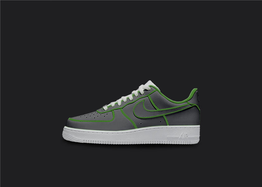 Empty Women's Nike Air Force One AF1 '07 Size 8 Gray