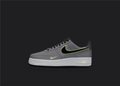 Gray and Light Yellow - Custom AF1, hand-painted custom sneaker by Wokecustoms