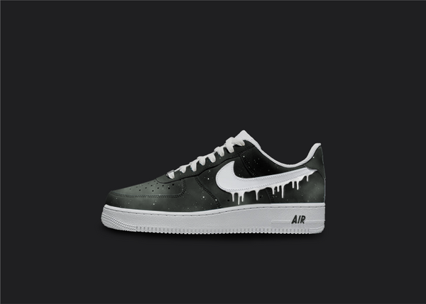 Air Force 1 Dark (Customized) – Dripped Boutique