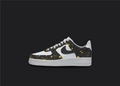 Gold Splatter - Custom Air Force 1s, hand-painted custom sneaker by Wokecustoms