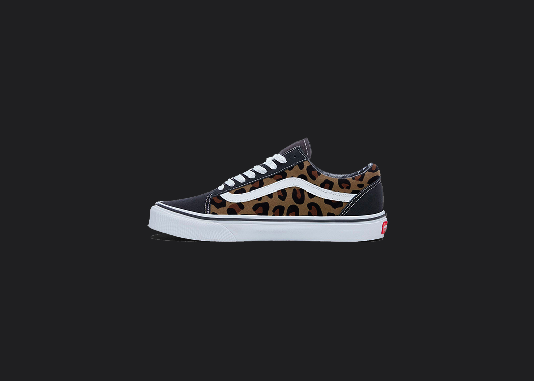 Cheetah Print Vans Shoes - Custom Vans Shoes, hand-painted custom shoe by Wokecustoms
