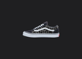 Gray Leopard Print Vans Shoes, hand-painted custom shoe by Wokecustoms