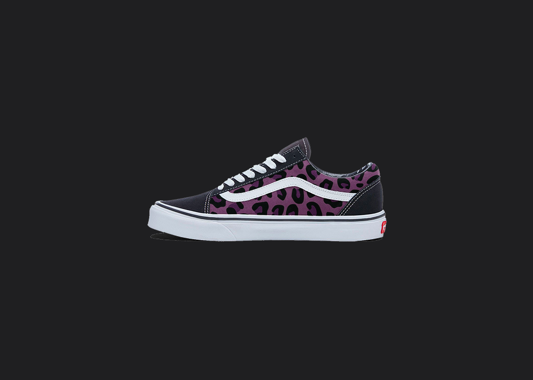 Pink Cheetah Print Vans Shoes - Custom Vans Shoes, hand-painted custom shoe by Wokecustoms