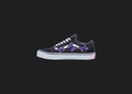 Purple Butterfly Design - Custom Vans Old Skool, hand-painted custom shoe by Wokecustoms