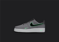 Gray and Lime - Custom AF1, hand-painted custom sneaker by Wokecustoms