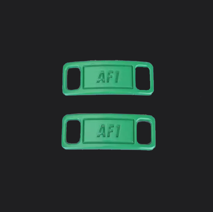 Shoe Tag - Green, custom sneaker accessory by Wokecustoms