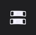 Shoe Tag - White, custom sneaker accessory by Wokecustoms