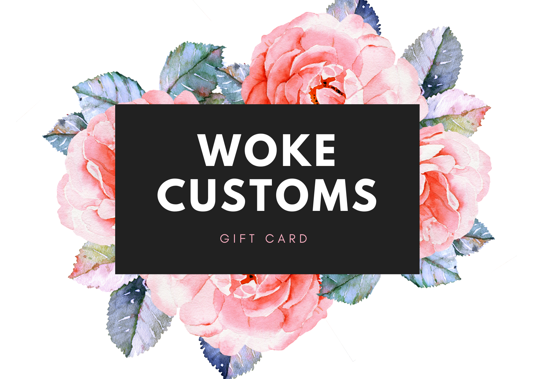 Wokecustoms gift card - custom hand-painted sneaker gift